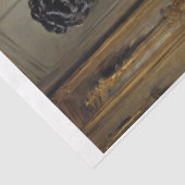 Papier Mousseline Femme de haute société en 1900 avec une robe noire (Détail)