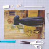 Papier Mousseline Femme devant un miroir par Anna Archer (Artisanat)