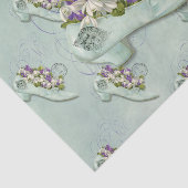 Papier Mousseline Femme élégante florale de chaussure de Paris (Détail)