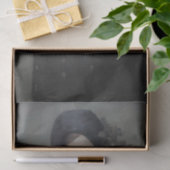 Papier Mousseline Femme en noir 1 papier découpage (Cadeau)