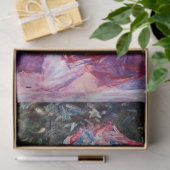 Papier Mousseline Femme en rouge, Berthe Morisot (Cadeau)