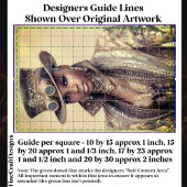 Papier Mousseline Femme en veste perlée et Casquette DM5LF Decoupage