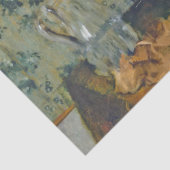 Papier Mousseline Femme et vase de fleurs, Edgar Degas (Détail)