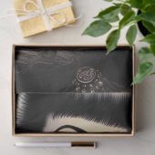 Papier Mousseline Femme gothique tatouée (Cadeau)