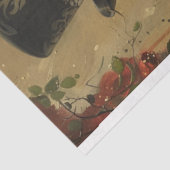 Papier Mousseline Femme mariée gothique Skeleton Decoupage (Détail)