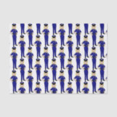 Papier Mousseline Femme policière (Recto)