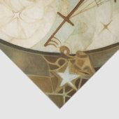 Papier Mousseline Femme Primitive Russe Avec Découpage De Poisson (Détail)