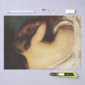 Papier Mousseline Femme qui pleure ses cheveux (par Joseph DeCamp) (Artisanat)