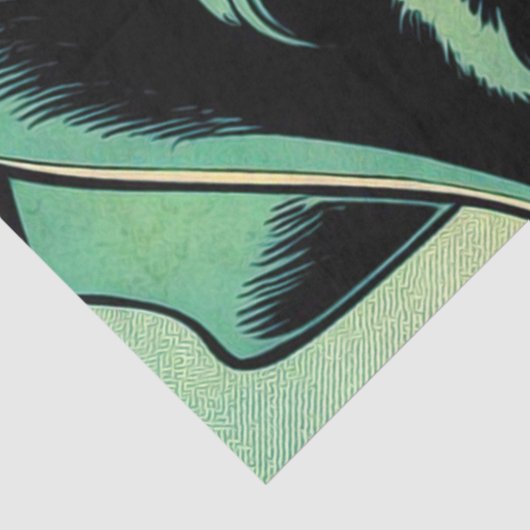 Papier Mousseline Femme tatouée (Détail)