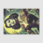 Papier Mousseline Femme Tattoo Goth (Recto)