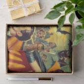 Papier Mousseline Femme vintage Vampire (Cadeau)