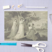 Papier Mousseline Femme voilée des contes de Cantorbéry (Artisanat)