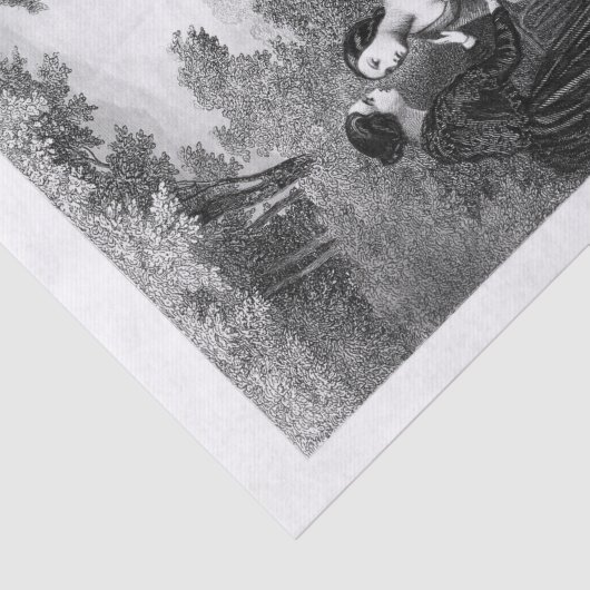 Papier Mousseline Femmes honnêtes (Détail)