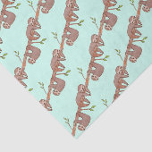 Papier Mousseline Fentes bébé accrochées au Motif d'arbre (Détail)