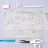 Papier Mousseline Ferme Botanique Blanc Bois Rustique Feuille (Artisanat)