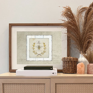 Papier Mousseline Ferme Chute Abeille Wreath Foliage Bois Découpage