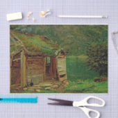 Papier Mousseline Ferme de Balestrand par Amaldus Nielsen (Artisanat)