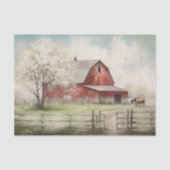 Papier Mousseline Ferme d'été (Recto)