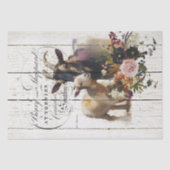 Papier Mousseline Ferme Florale Chèvres Nubiennes (Recto)