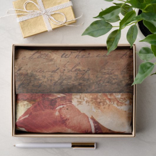 Papier Mousseline Ferme Florale Maison rustique Barne Découpage (Cadeau)