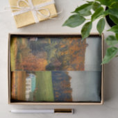 Papier Mousseline Ferme laitière du Vermont à l'automne (Cadeau)