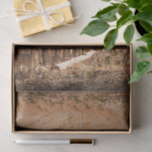 Papier Mousseline Ferme Maison bois Grange Poulet Découpage (Cadeau)