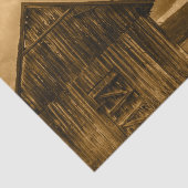 Papier Mousseline Ferme primitive de l'Ouest ferme ancienne grange (Détail)