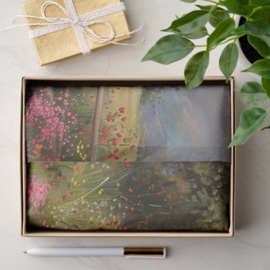 Papier Mousseline Ferme rouge (Cadeau)