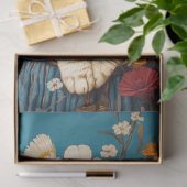 Papier Mousseline Ferme Rustique Chat Découpage (Cadeau)