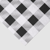 Papier Mousseline ferme rustique fête de plaid de buffle blanc noir (Détail)