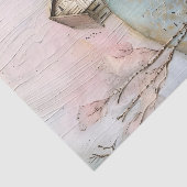 PAPIER MOUSSELINE FERME SHABBY DANS PASTELS DÉCOUPAGE TISSUE PAPIER (Détail)