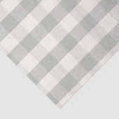 Papier Mousseline Fermier Buffalo Plaid Grey et Off White Check (Détail)