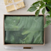 Papier Mousseline Fern Feuille Botanical Green Art (Cadeau)