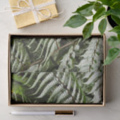 Papier Mousseline Fern Fronds II Dark Green Nature (Cadeau)