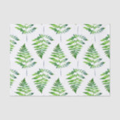 Papier Mousseline Fern Motif Feuille (Recto)