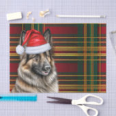 Papier Mousseline Festif Belge Tervuren Chien Plaid Noël (Artisanat)