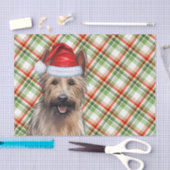 Papier Mousseline Festif Berger Picard Chien Plaid Noël (Artisanat)