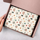 Papier Mousseline Festif de Noël mignon Rainbows Motif de vacances