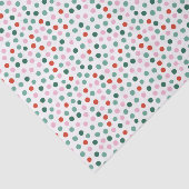 Papier Mousseline Festif Pois Motif (Détail)