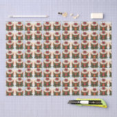 Papier Mousseline Festif Tambours de Noël Papier Tissu (Artisanat)