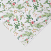Papier Mousseline Festif Vacances Botaniques (Détail)