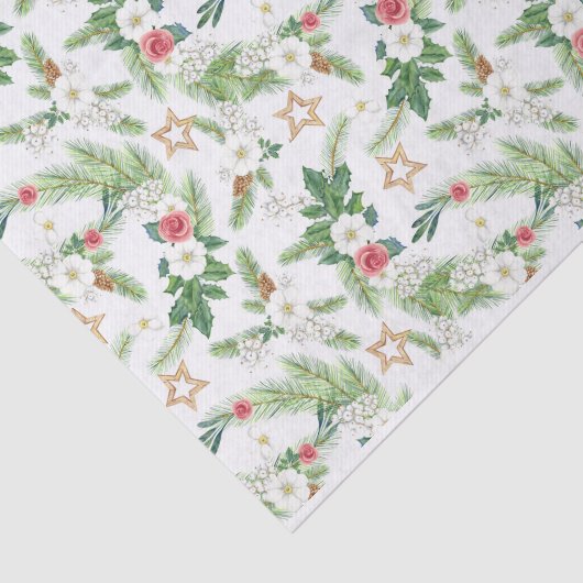 Papier Mousseline Festif Vacances Botaniques (Détail)