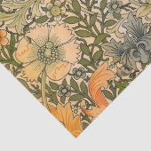 Papier Mousseline Festival de fleurs de William Morris Spring Compto (Détail)