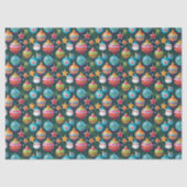 Papier Mousseline Festive and Colorful Christmas Ornaments (Recto)