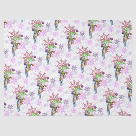 Papier Mousseline Festive Axlotl (Recto)