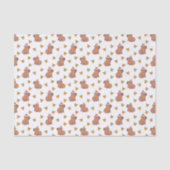 Papier Mousseline Festive Capybara Noël (Recto)