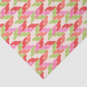Papier Mousseline Festive Chevron christmas (Détail)