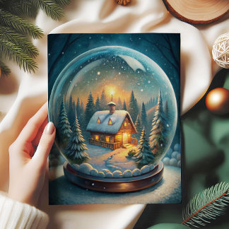 Papier Mousseline Festive Christmas tissue paper with holly and pine