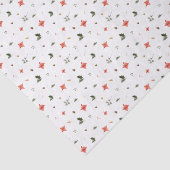 Papier Mousseline Festive Foliage Motif de vacances (Détail)