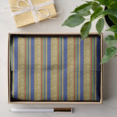 Papier Mousseline Festive Gold Stripes vacances (Cadeau)